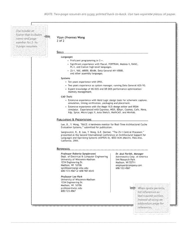 Fax page