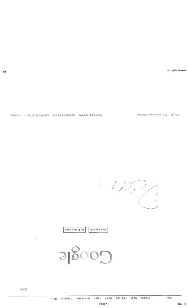 Fax page