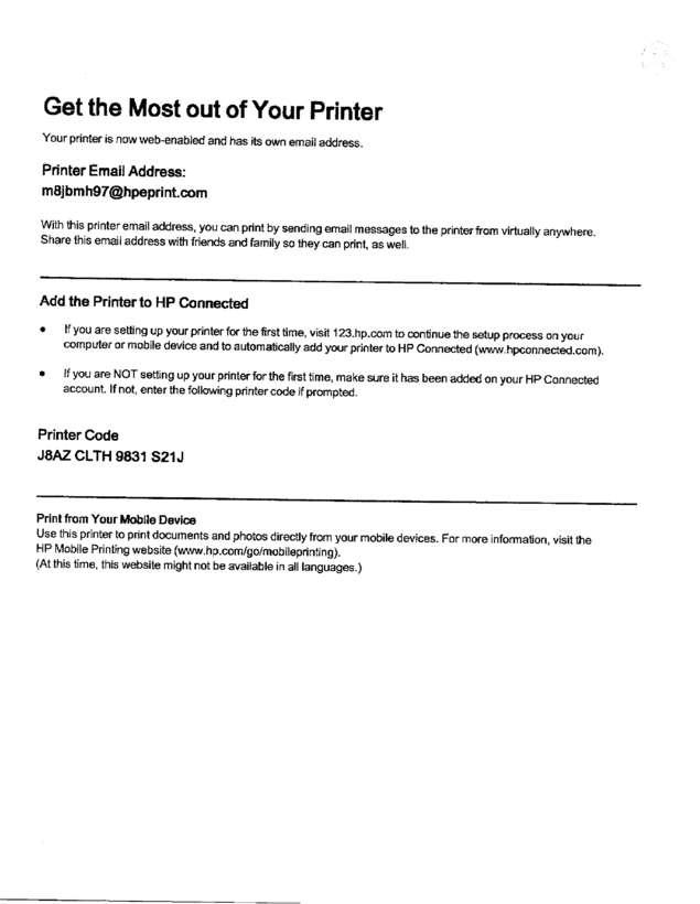 Fax page