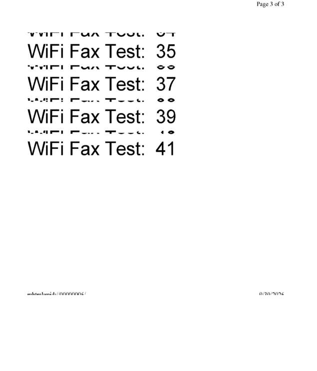fax page