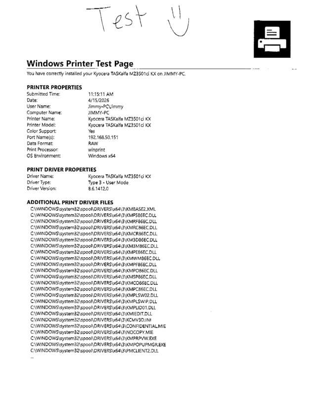 fax page
