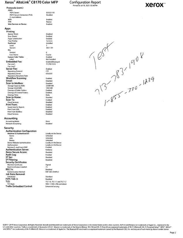 fax page