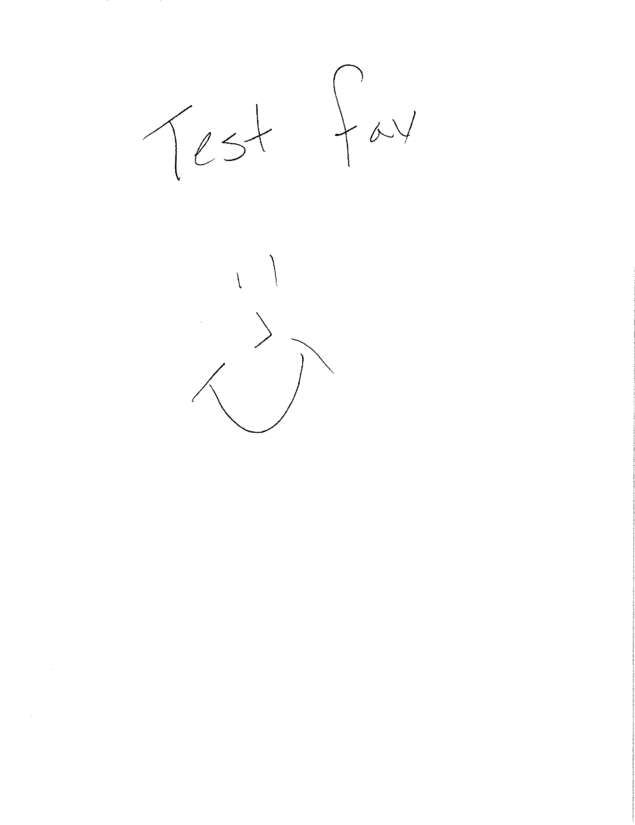 Fax page