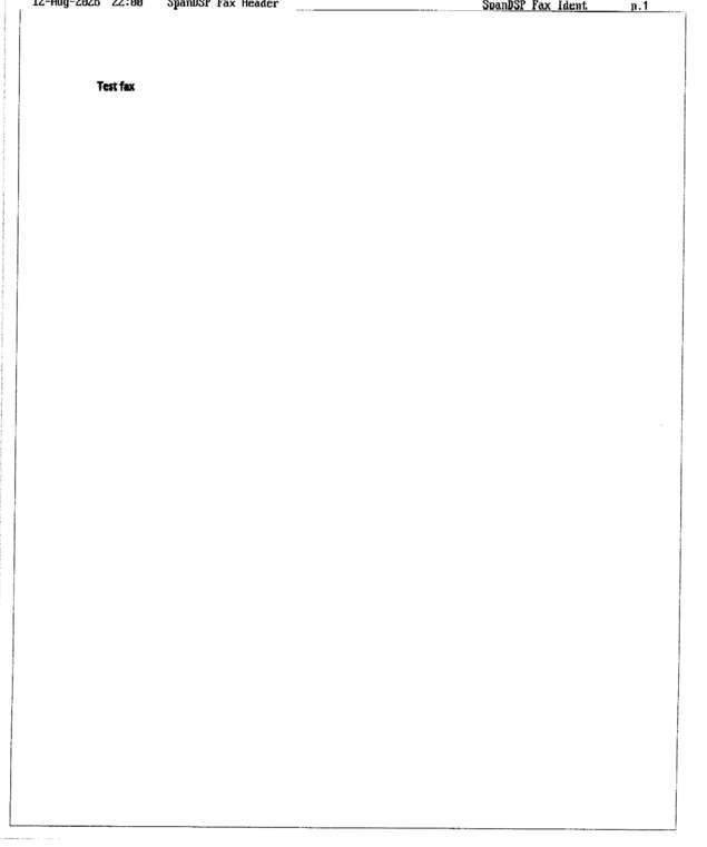 fax page