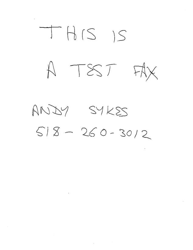 fax page