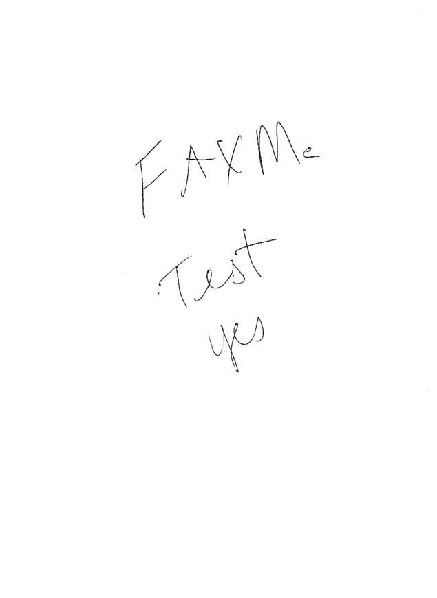 Fax page