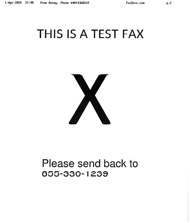 fax page