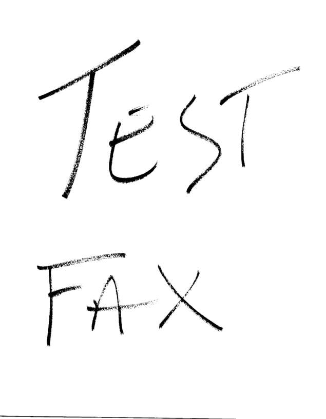 Fax page
