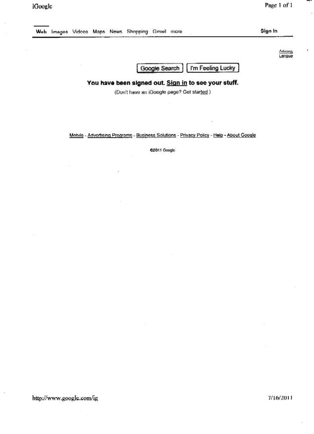 Fax page