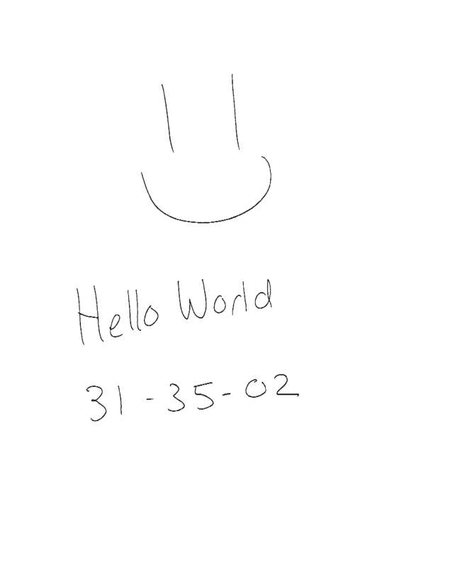 Fax page