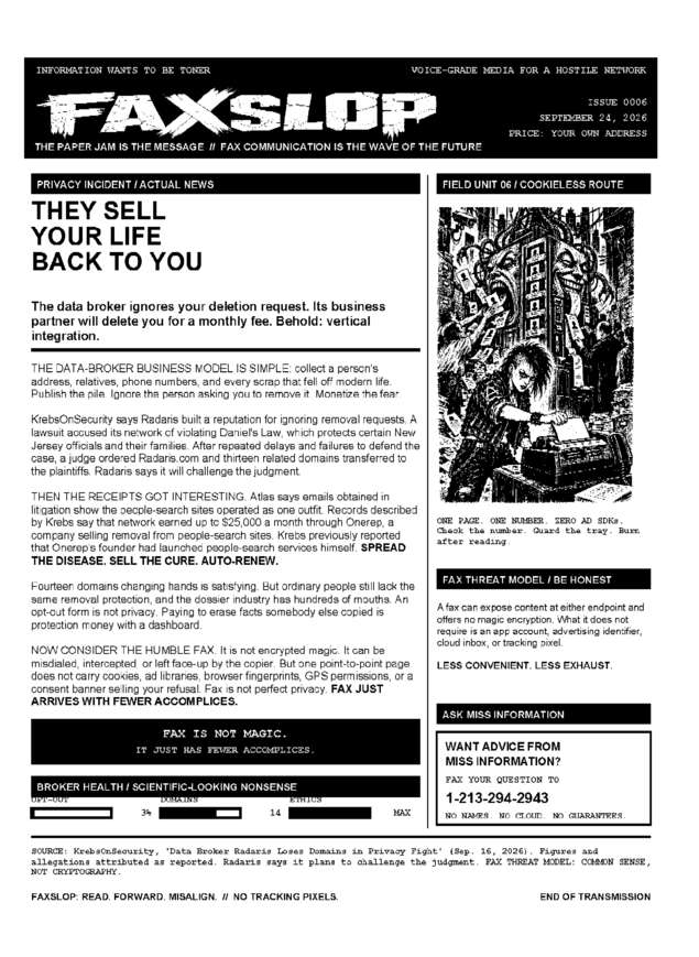 fax page