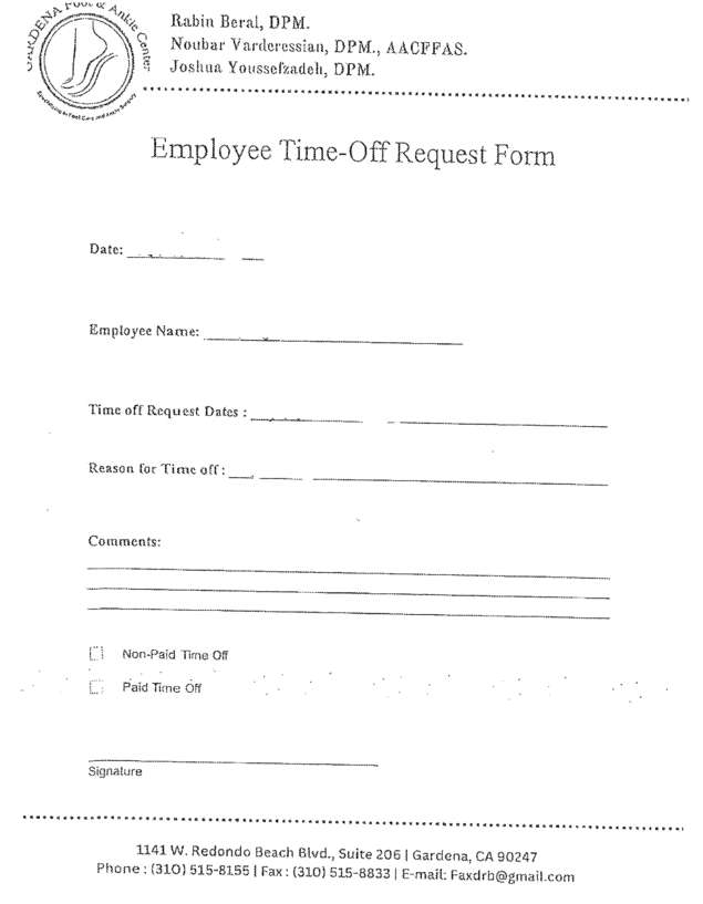 Fax page