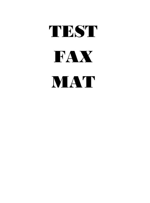fax page