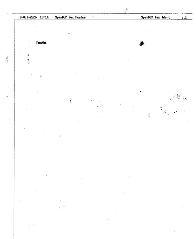 fax page