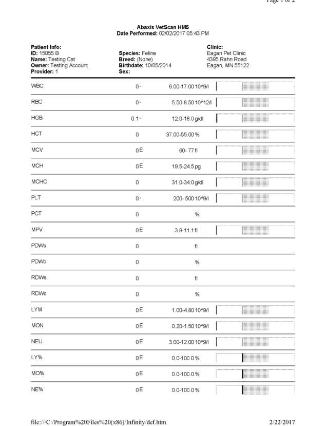 Fax page