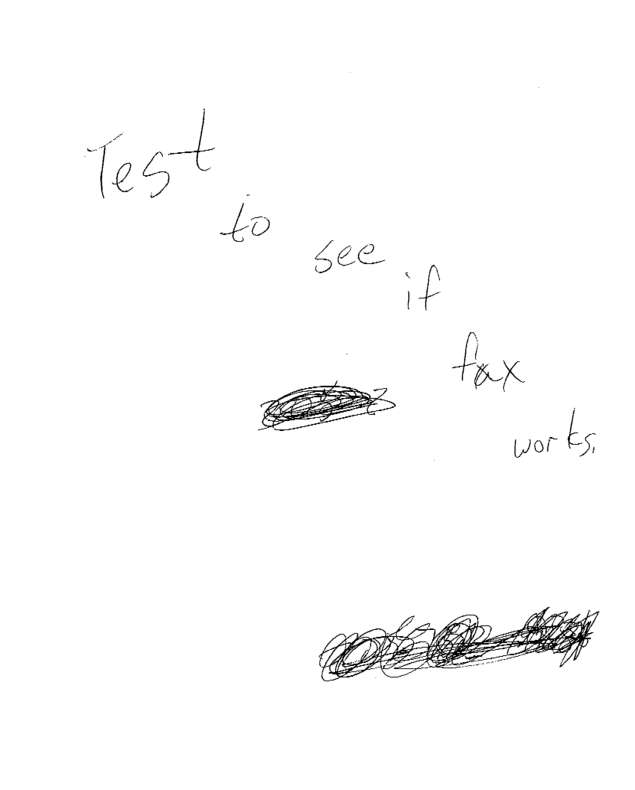 Fax page
