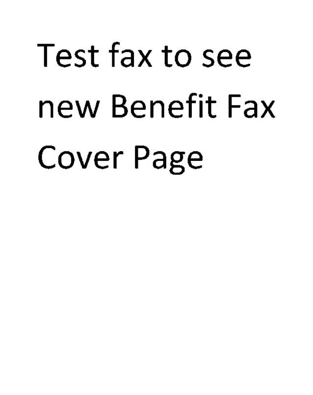 Fax page