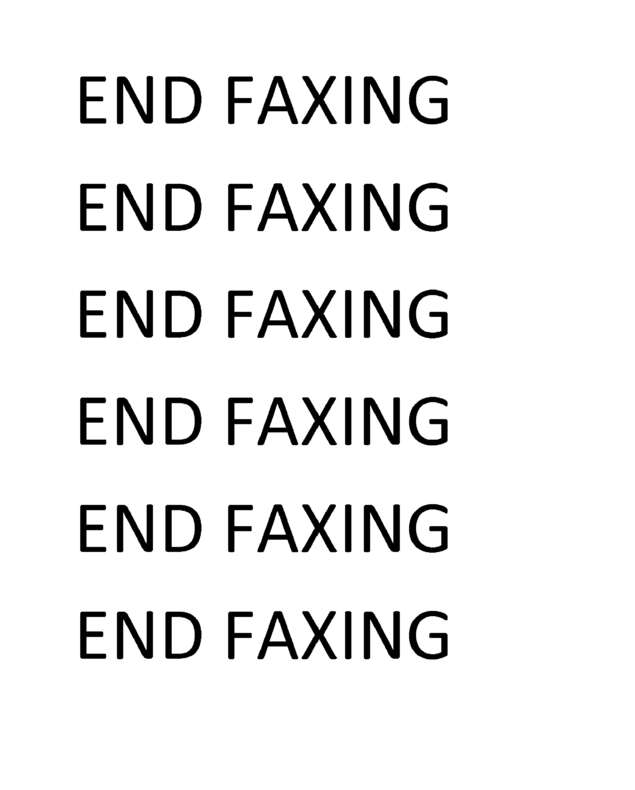 fax page