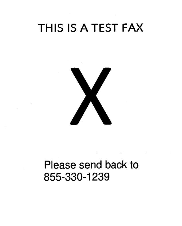 fax page