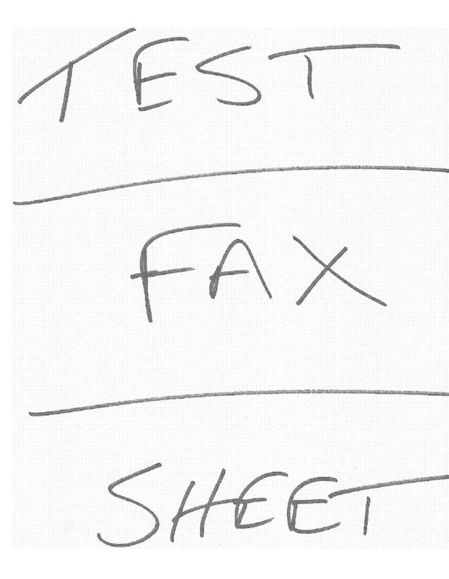 Fax page