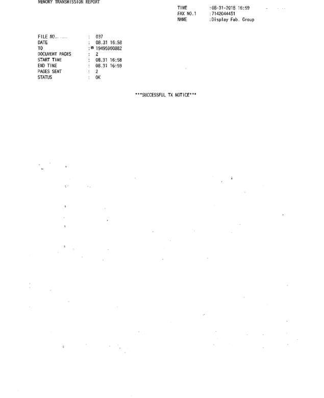Fax page