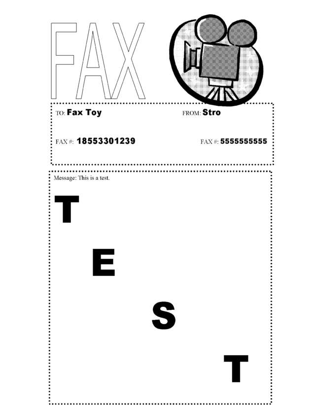 fax page