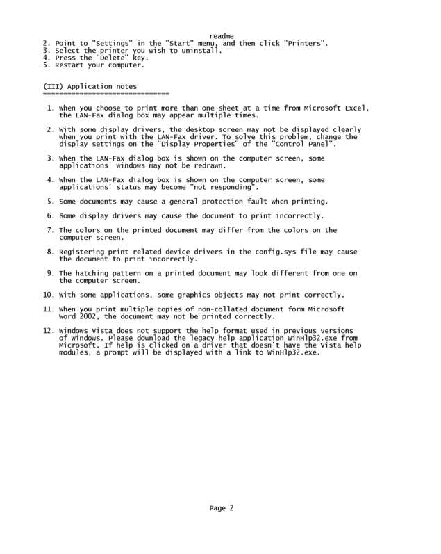 Fax page