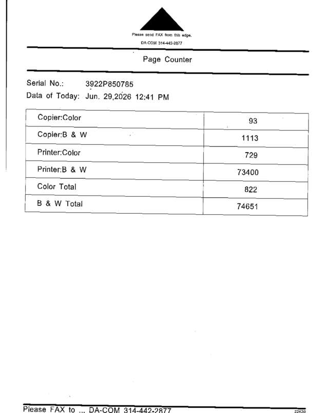 fax page