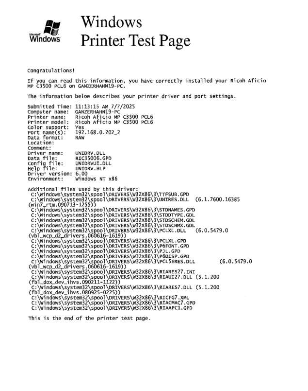 fax page