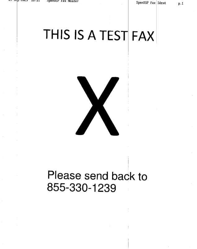 fax page