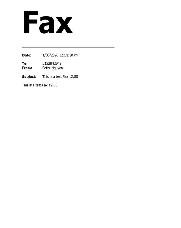 fax page