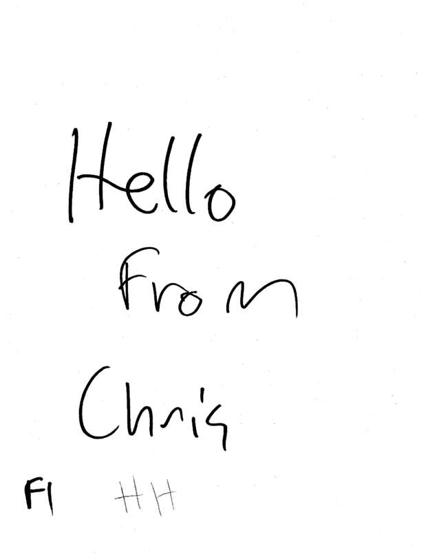 Fax page