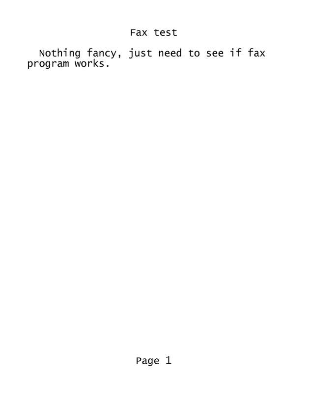 fax page