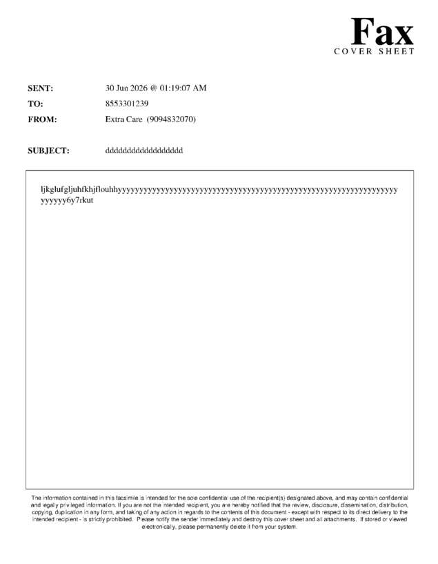fax page