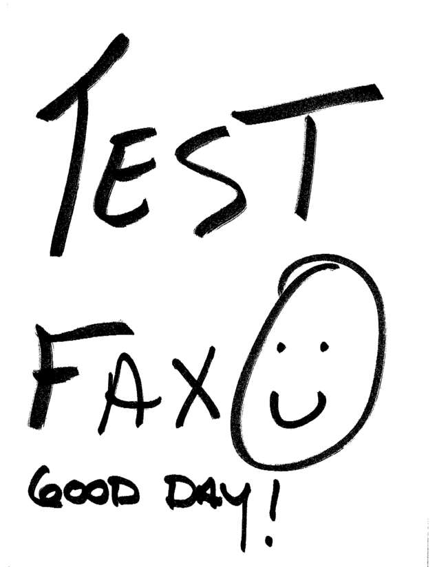 Fax page