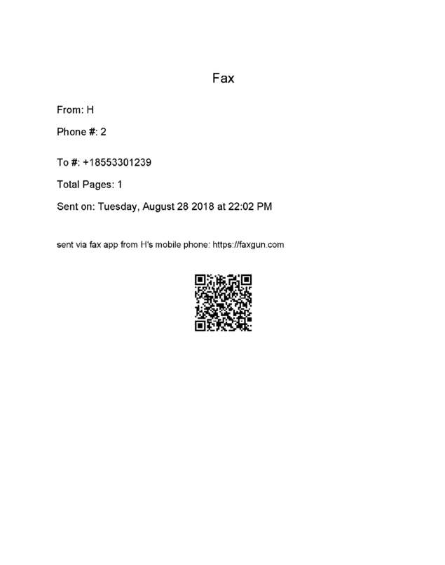 Fax page
