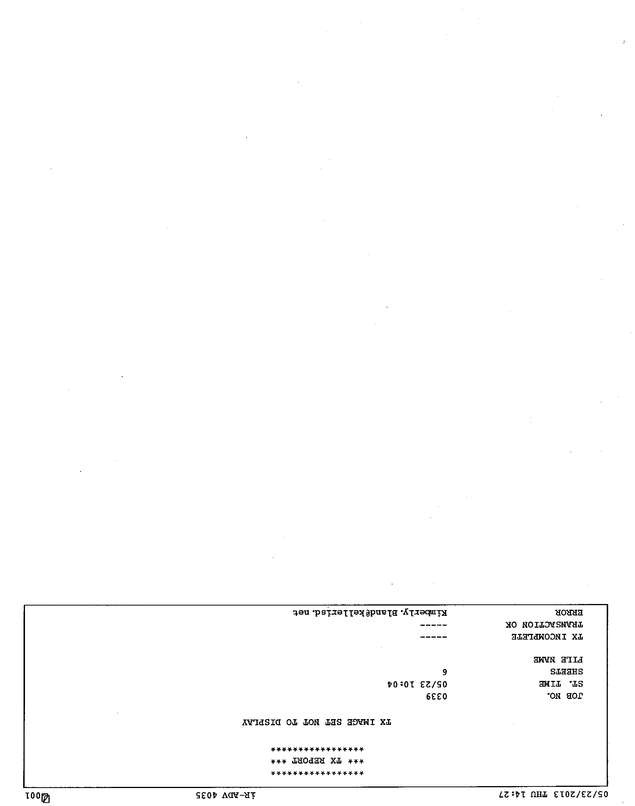 Fax page