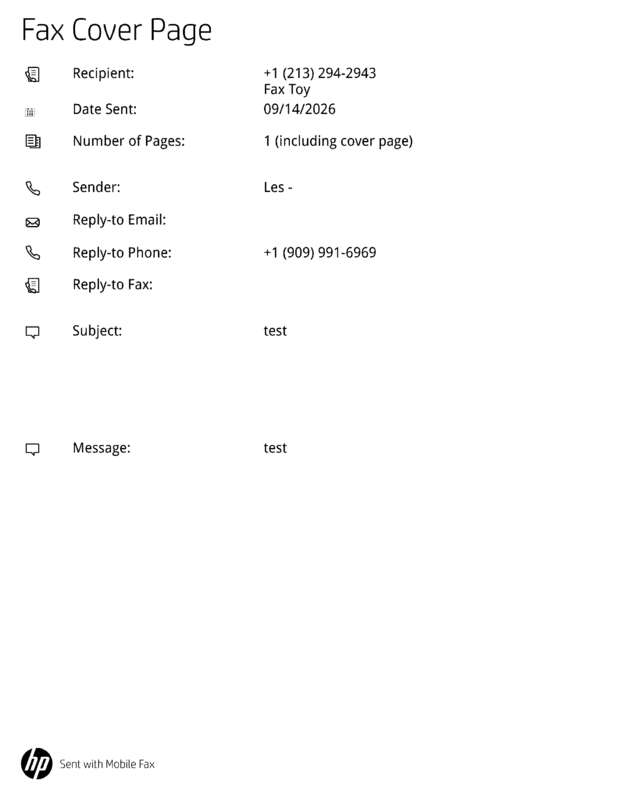 fax page