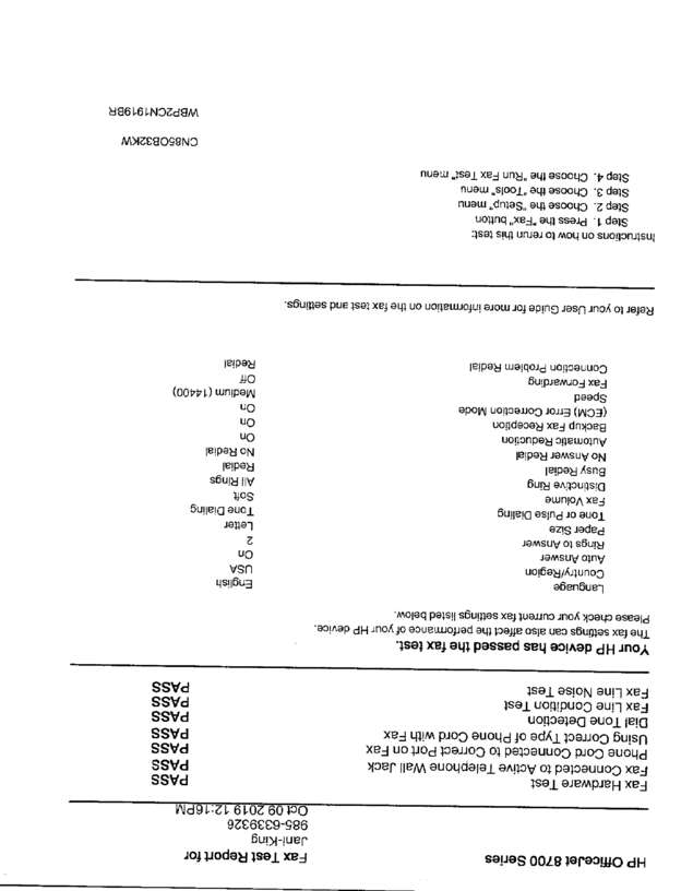 fax page