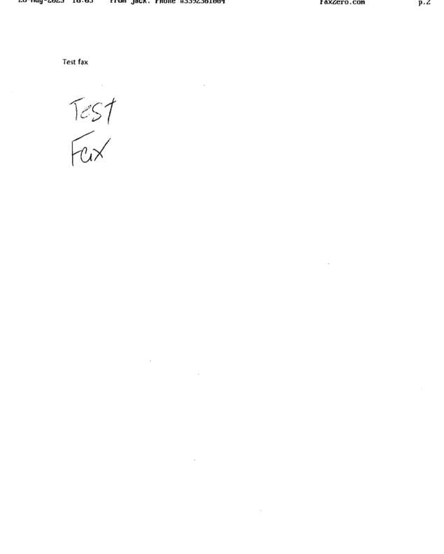 fax page
