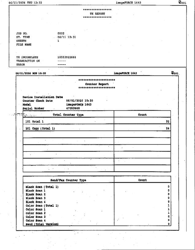 fax page