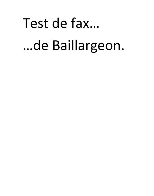 fax page