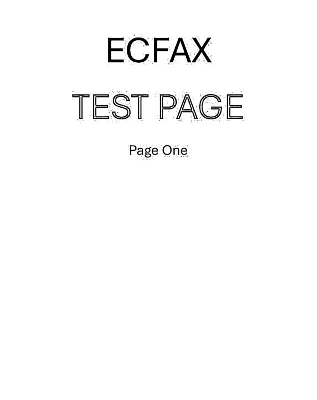 fax page