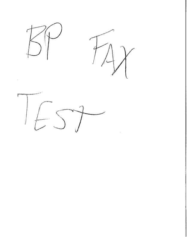 Fax page