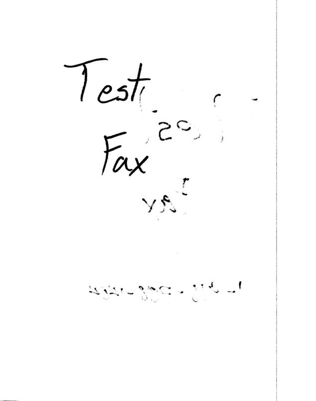 Fax page