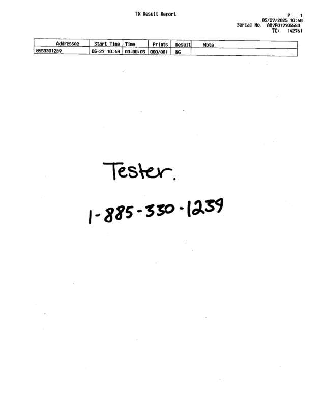 fax page