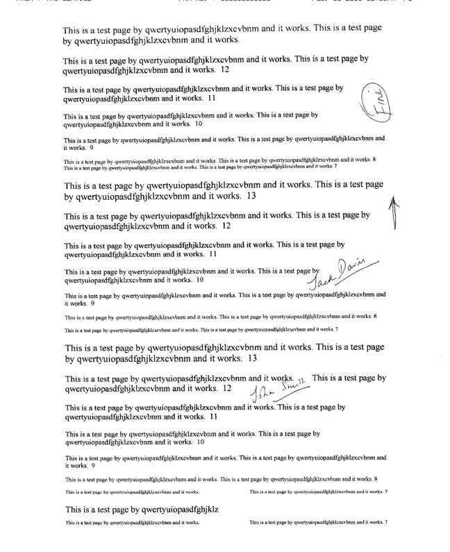 fax page