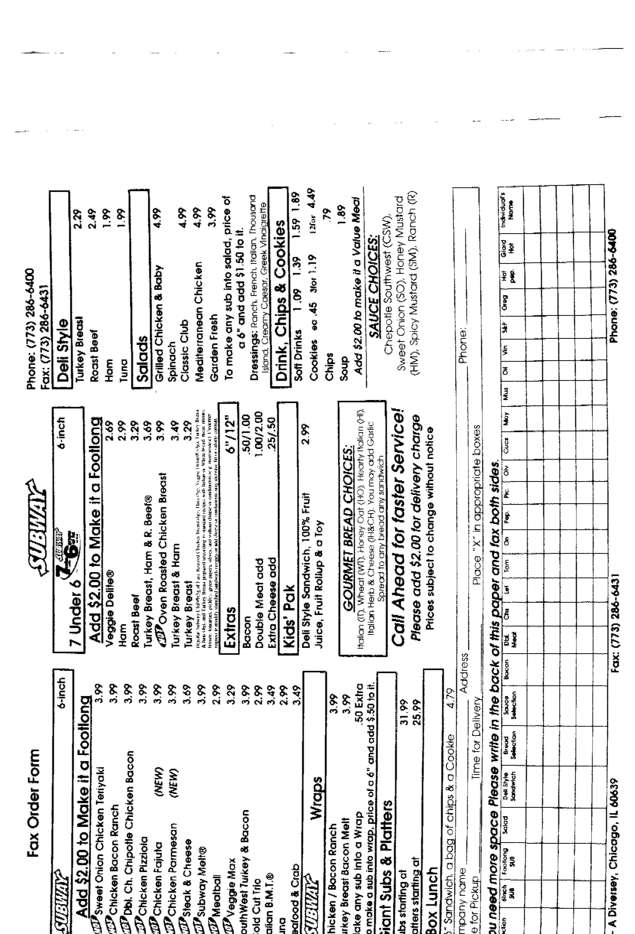Fax page