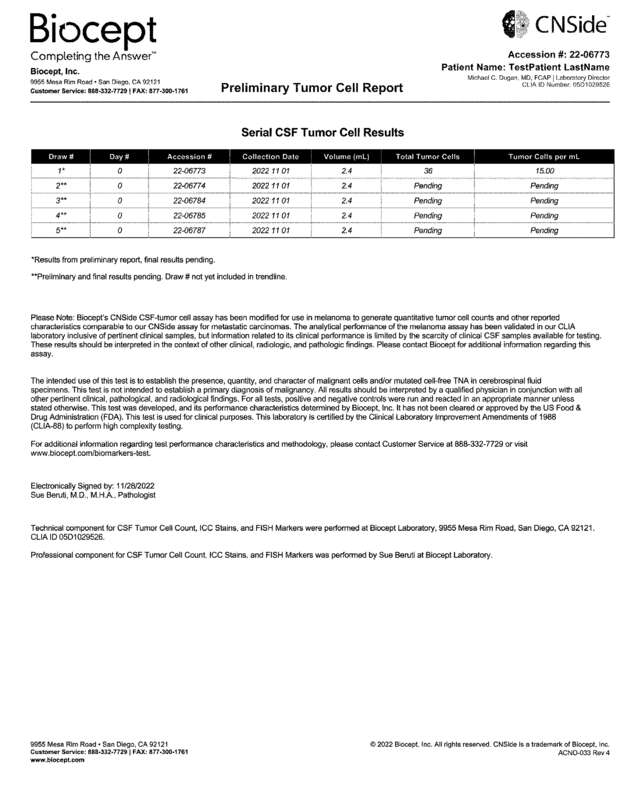 Fax page