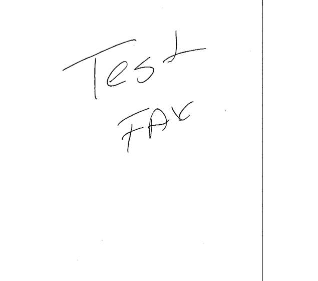 Fax page